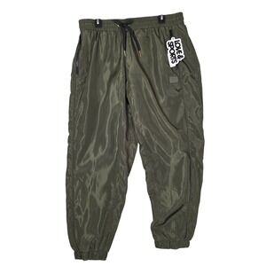 Love & Sports LS‎ Sprinter Pant Green Womens Size L Water Resistant